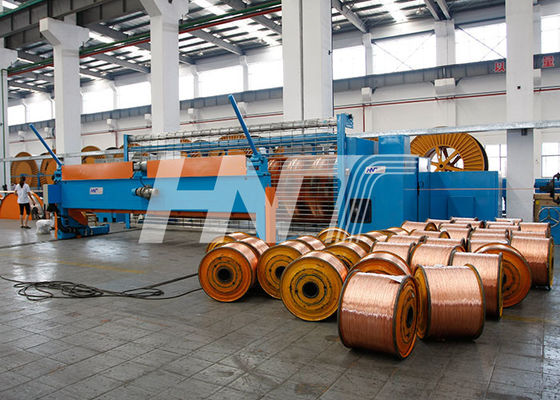 Sztywna maszyna do nawijania drutu Bare Al / Cu Podwójny kabestan 6B - 36B Klatka do skręcania